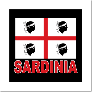 The Pride of Sardinia - Sardinian Flag Design Posters and Art